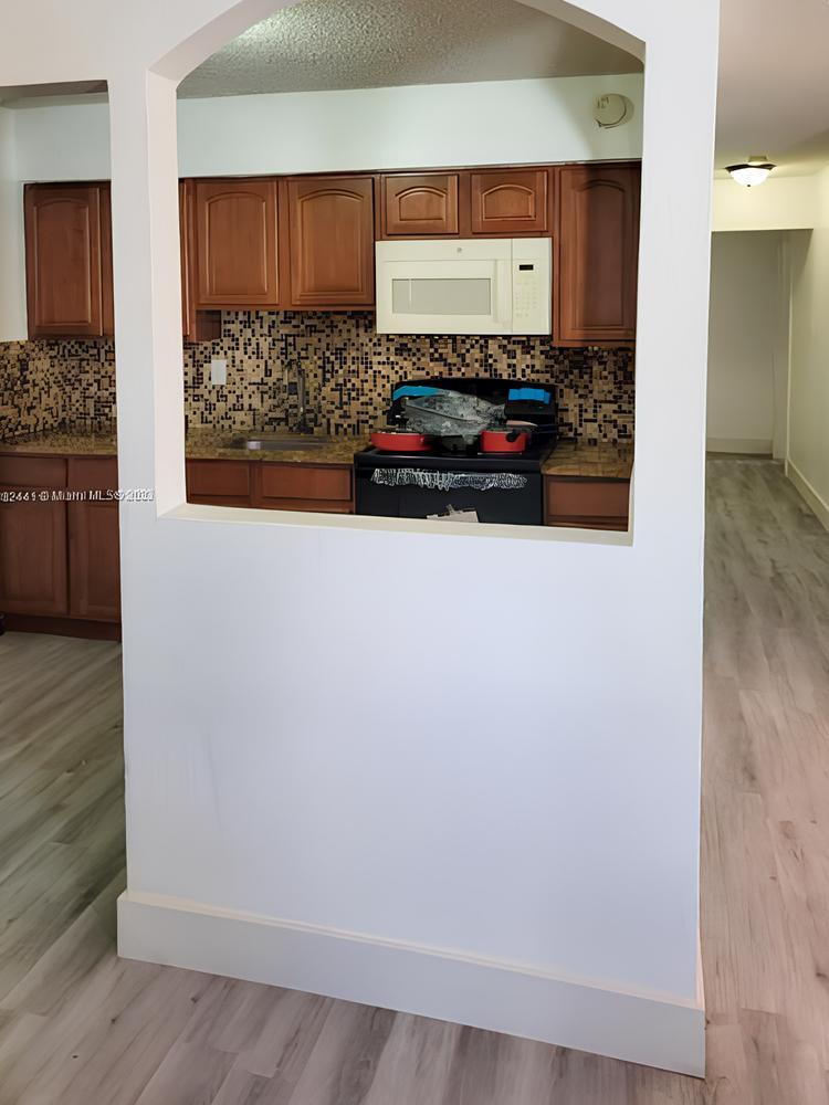 Common spaces including the kitchen