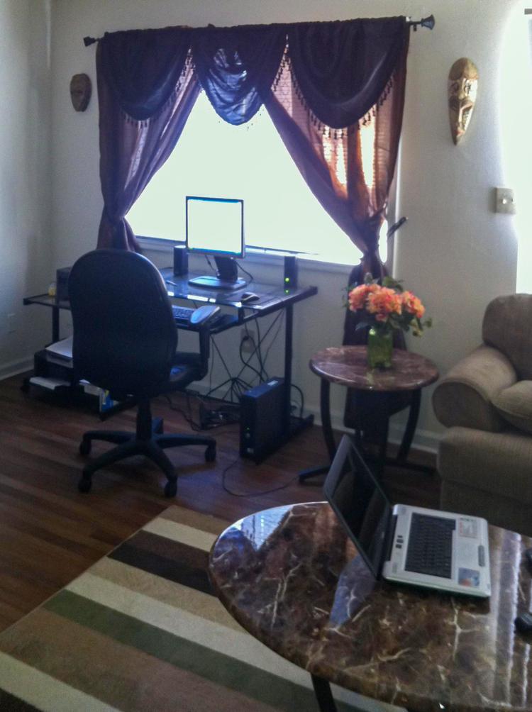Common spaces including the kitchen