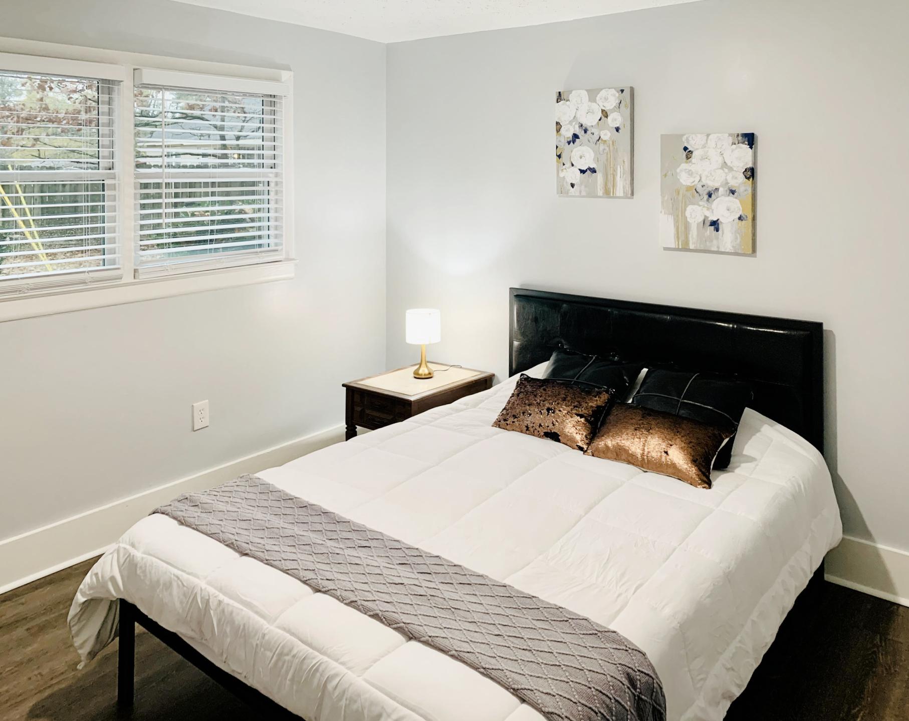 Cute hardwoods floor room