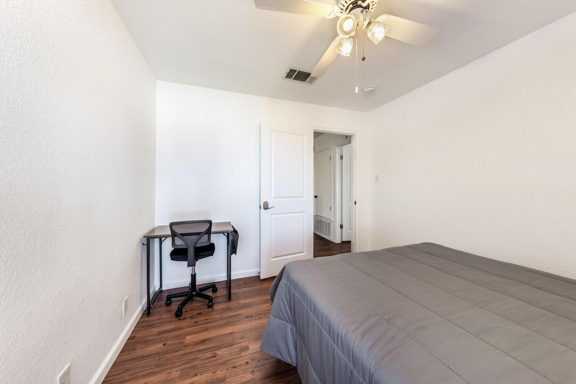 Desk included
