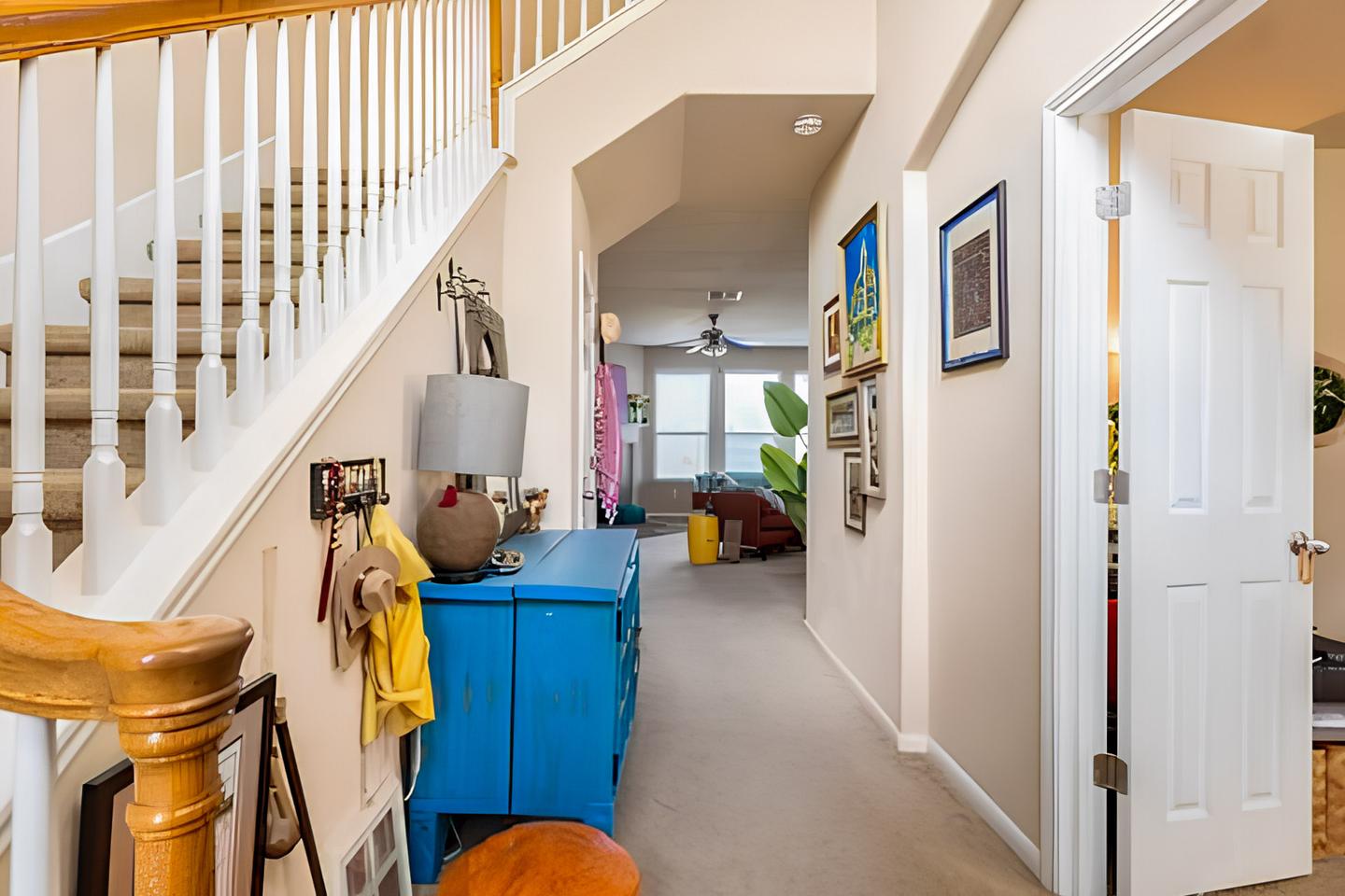 Common spaces including the kitchen