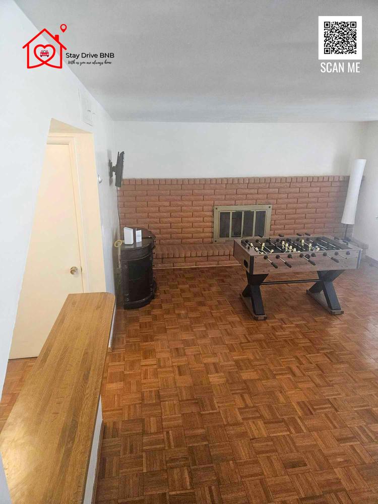 Common spaces including the kitchen