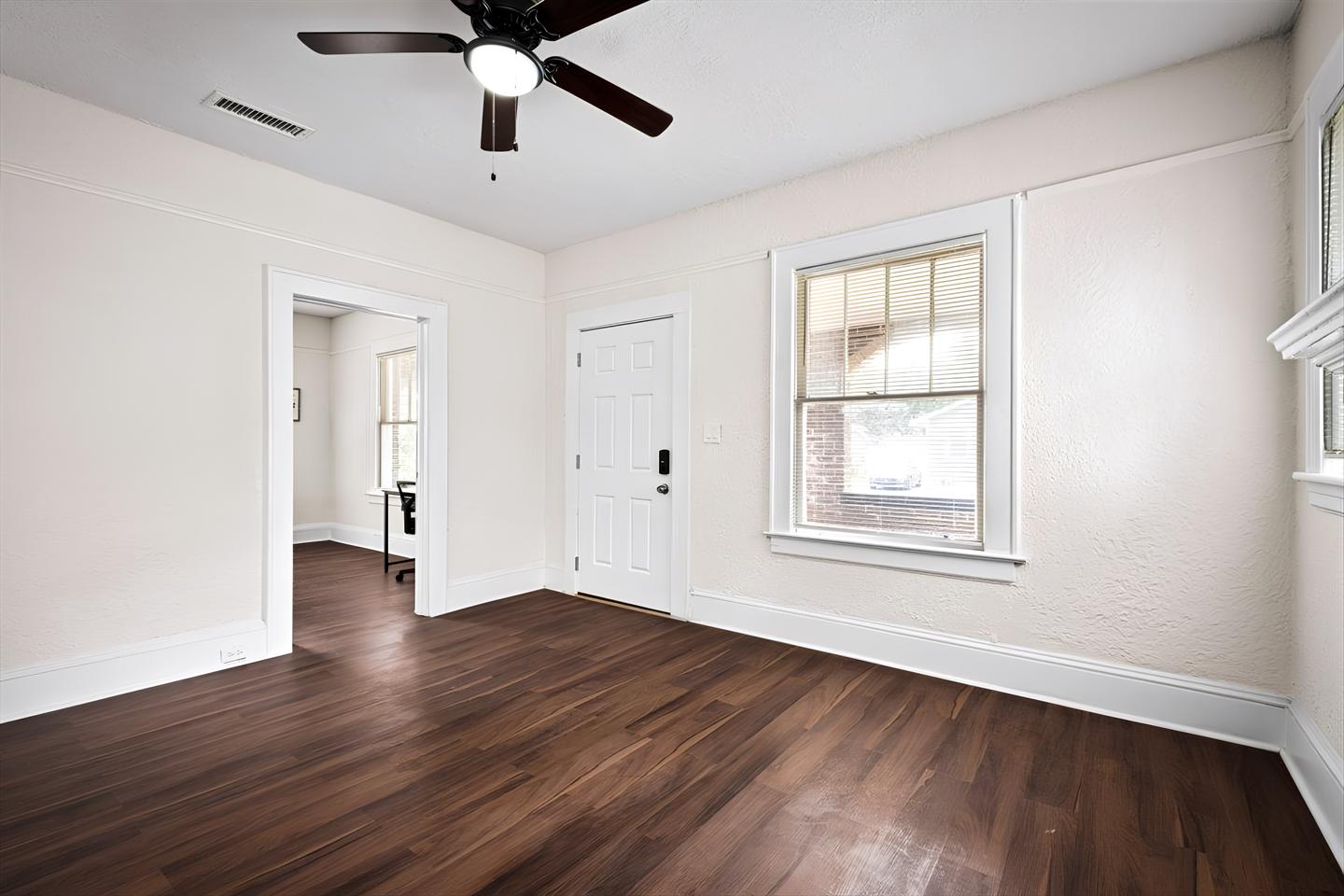 Common spaces including the kitchen