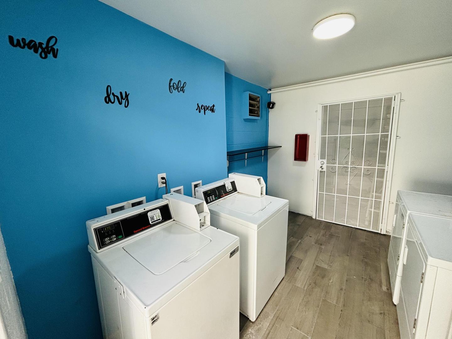 Common spaces including the kitchen