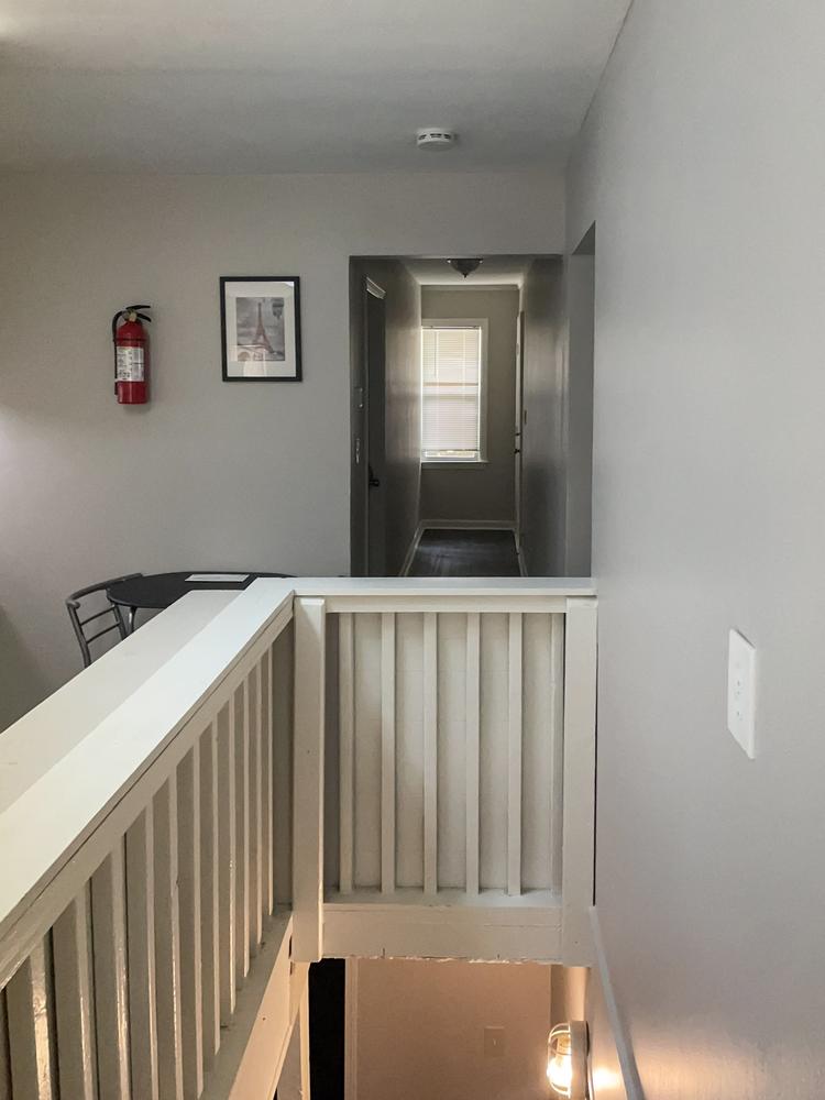 Common spaces including the kitchen