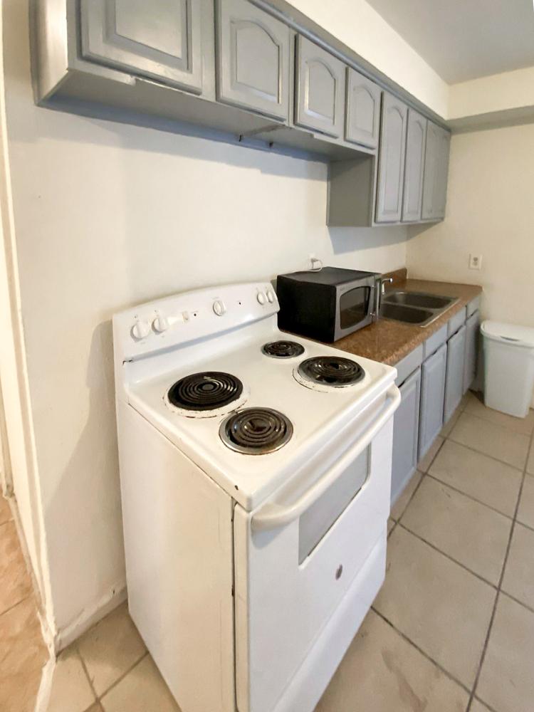 Common spaces including the kitchen