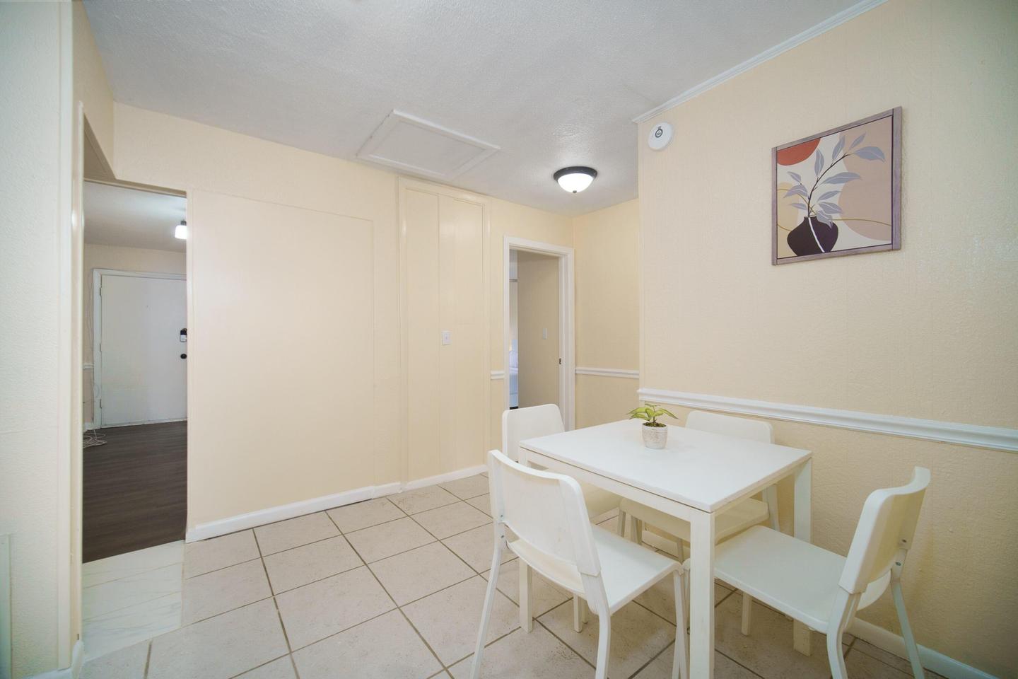 Common spaces including the kitchen