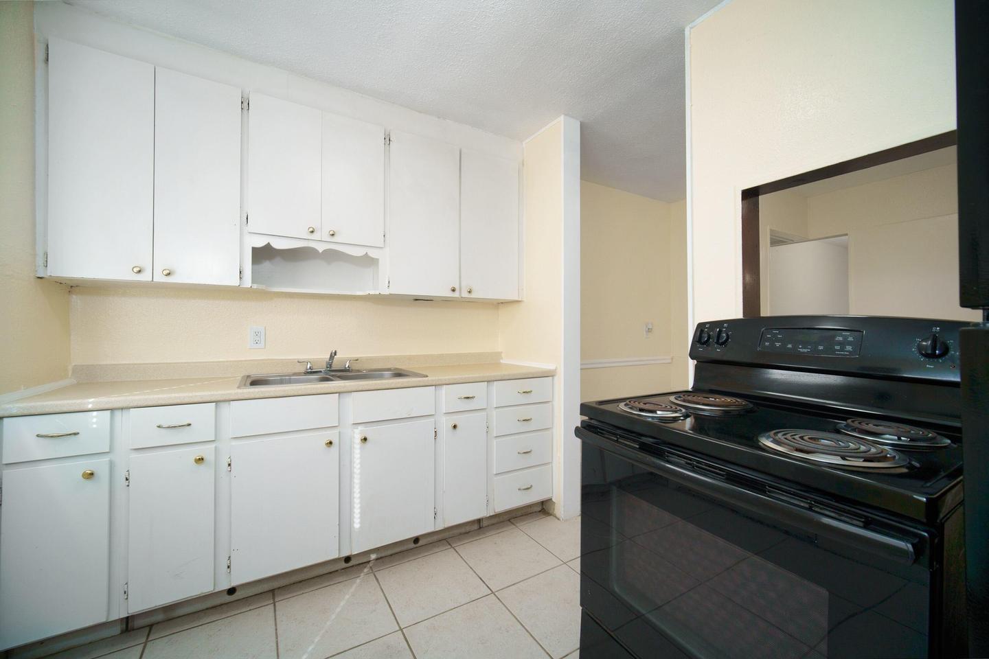 Common spaces including the kitchen