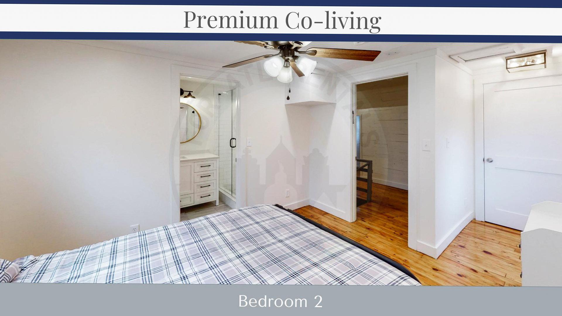 bedroom, detected:bed, ceiling fan