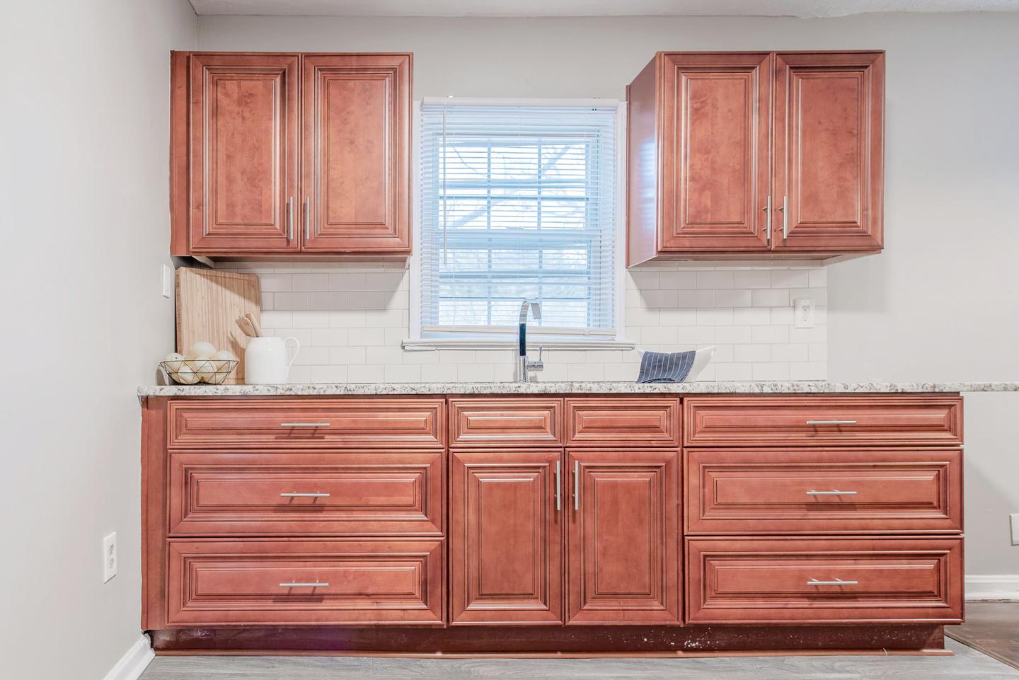 Common spaces including the kitchen