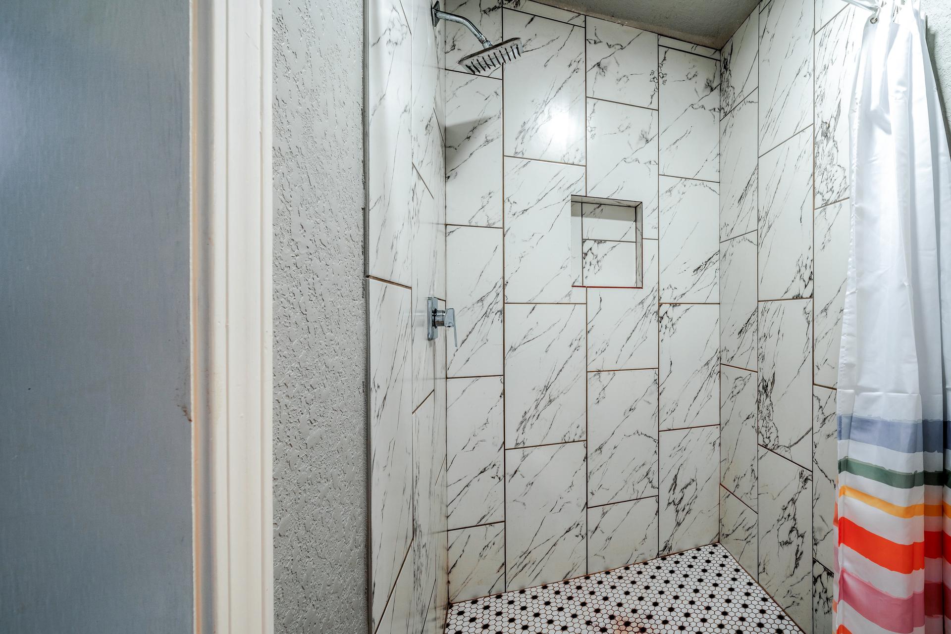 bathroom, detected: shower