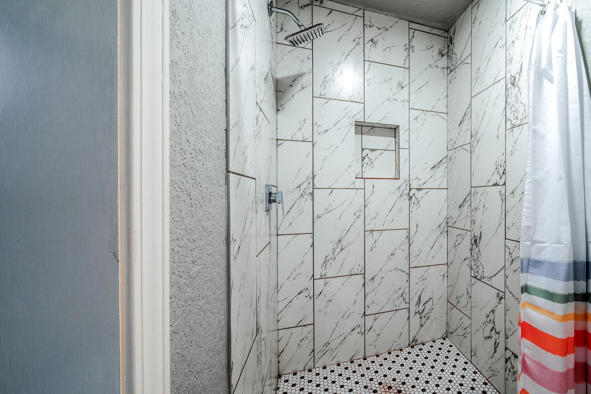 bathroom, detected: shower