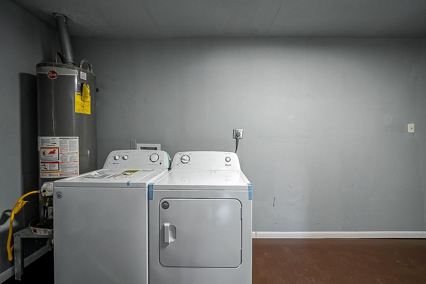 Common spaces including the kitchen