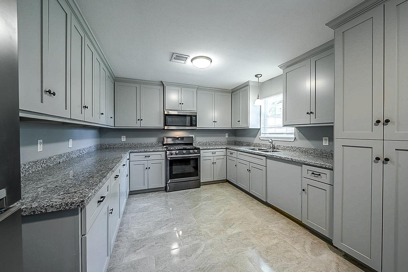 Common spaces including the kitchen