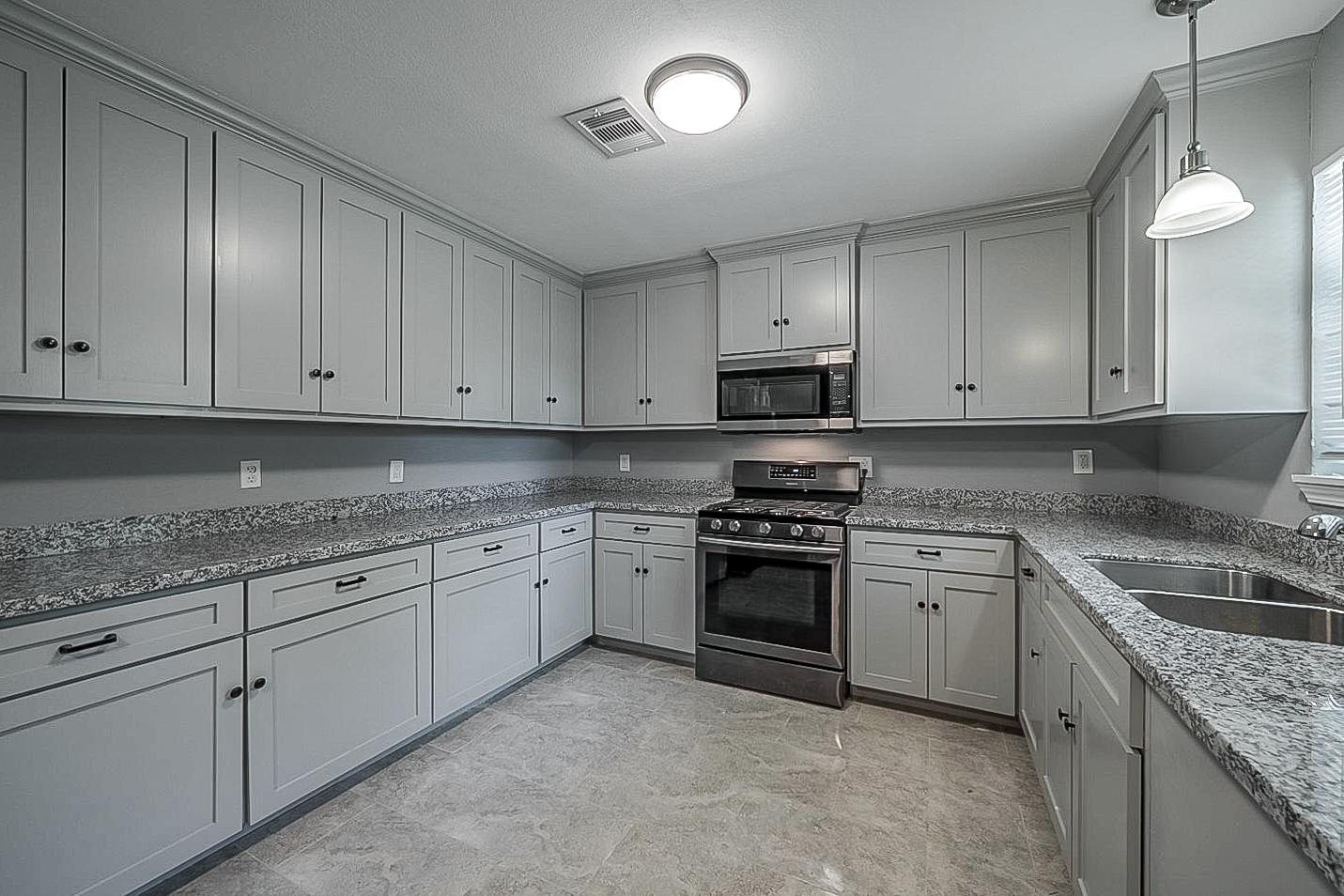 Common spaces including the kitchen