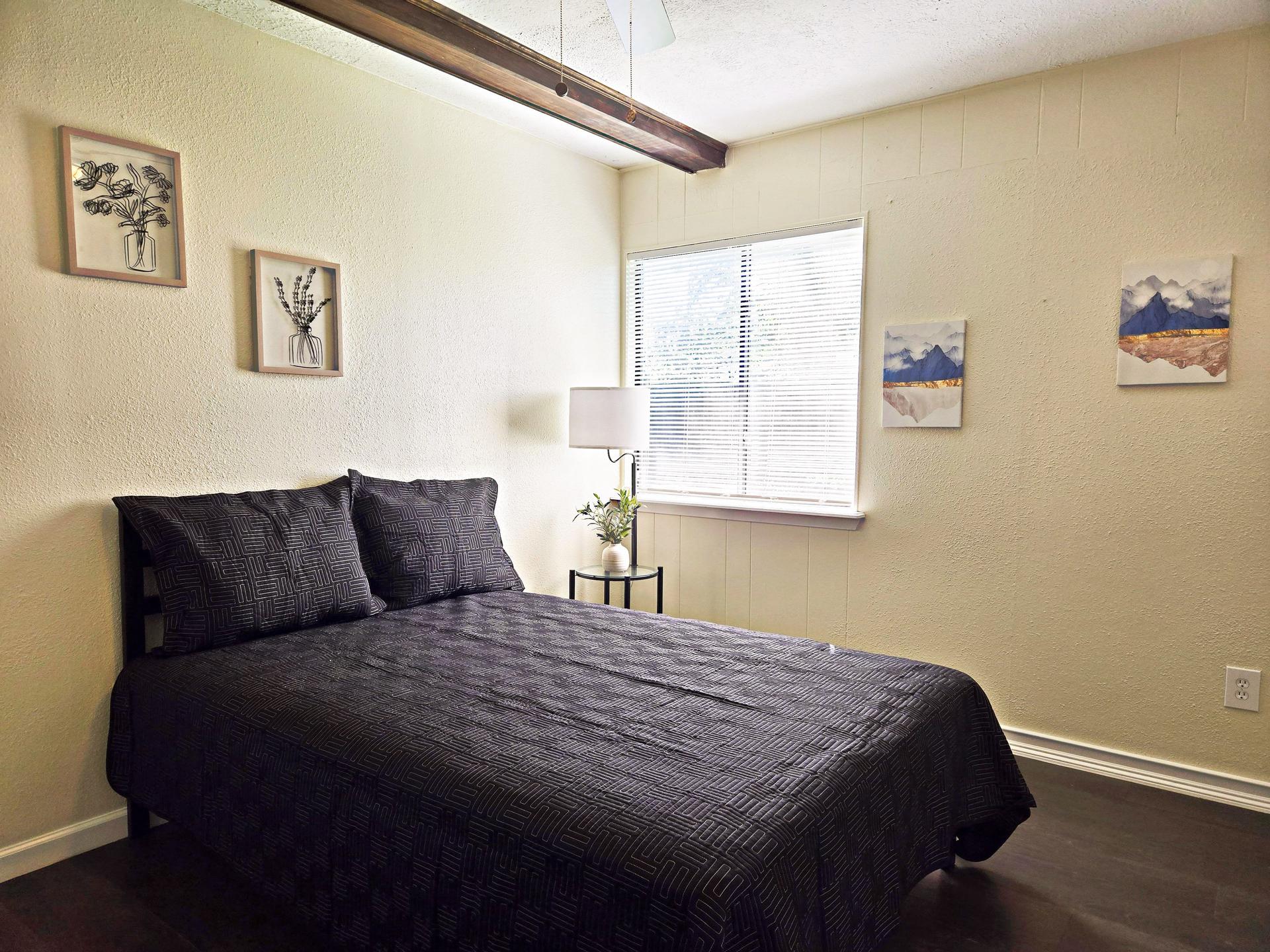 bedroom, detected:bed, window blind