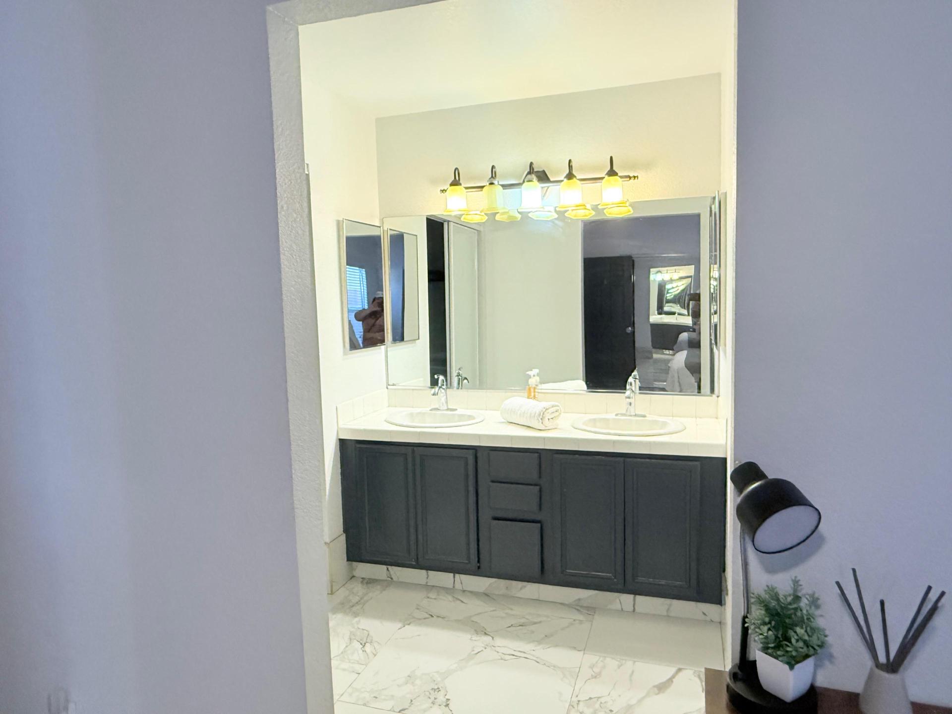 Private Bathroom with extra closet