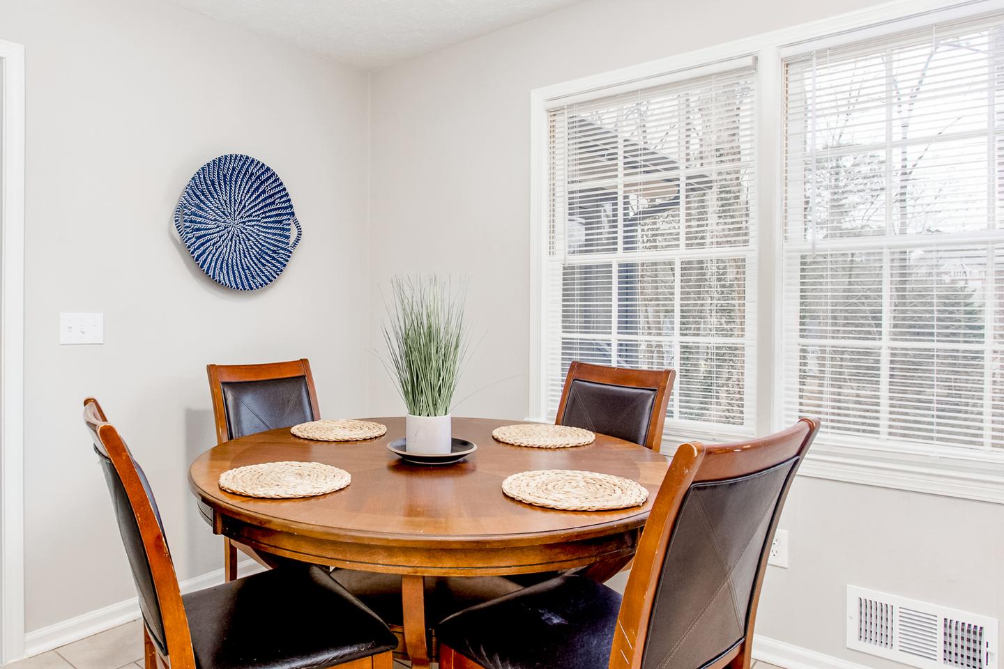 Common spaces including the kitchen