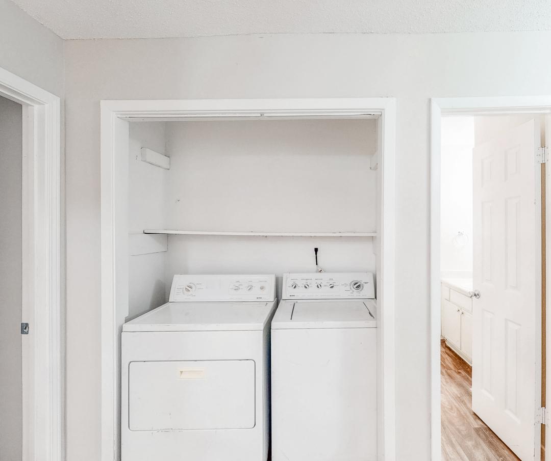 Common spaces including the kitchen