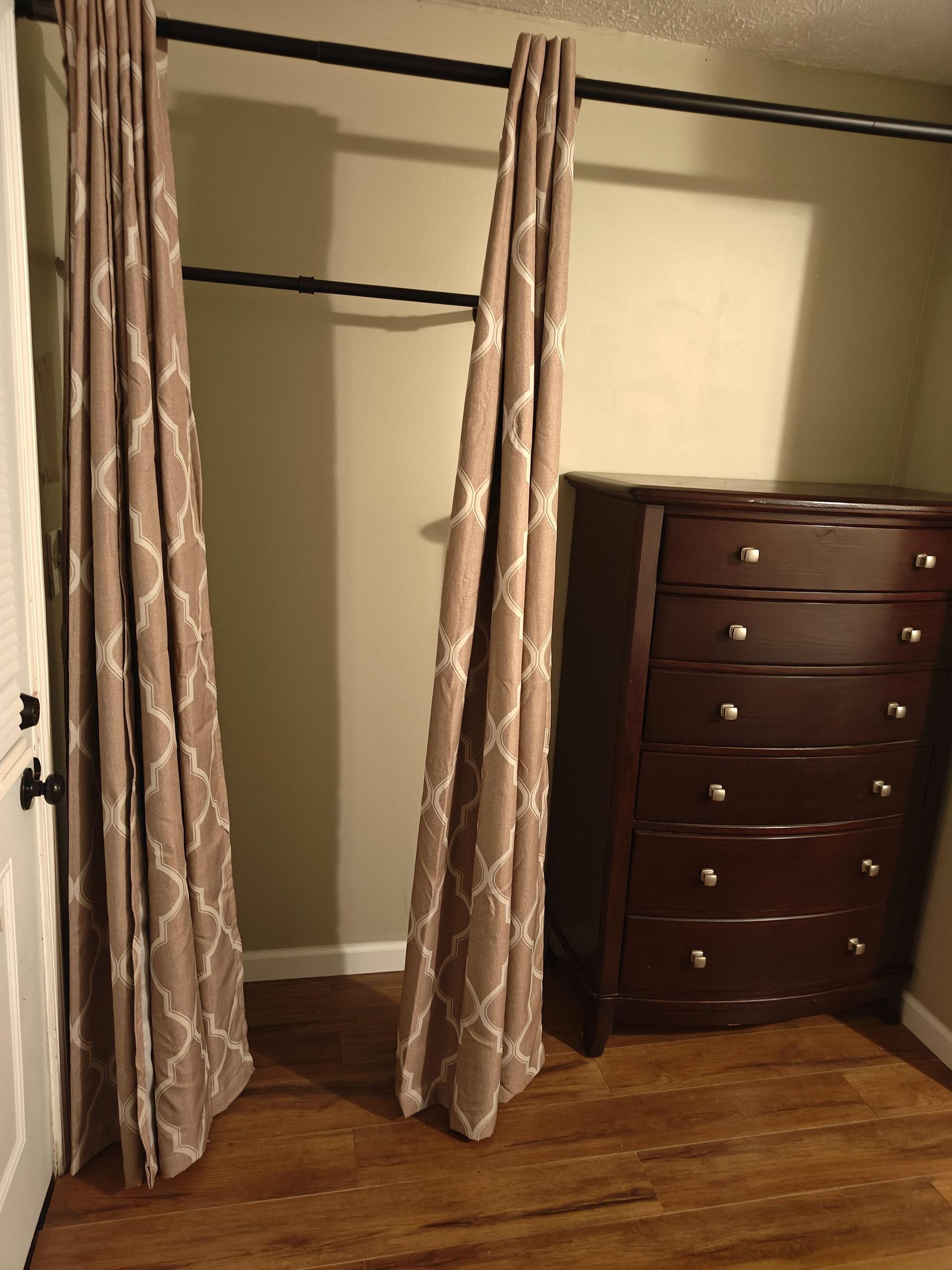 Curtain draw to keep private