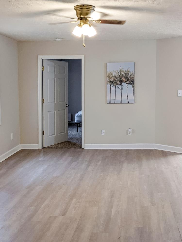 Common spaces including the kitchen