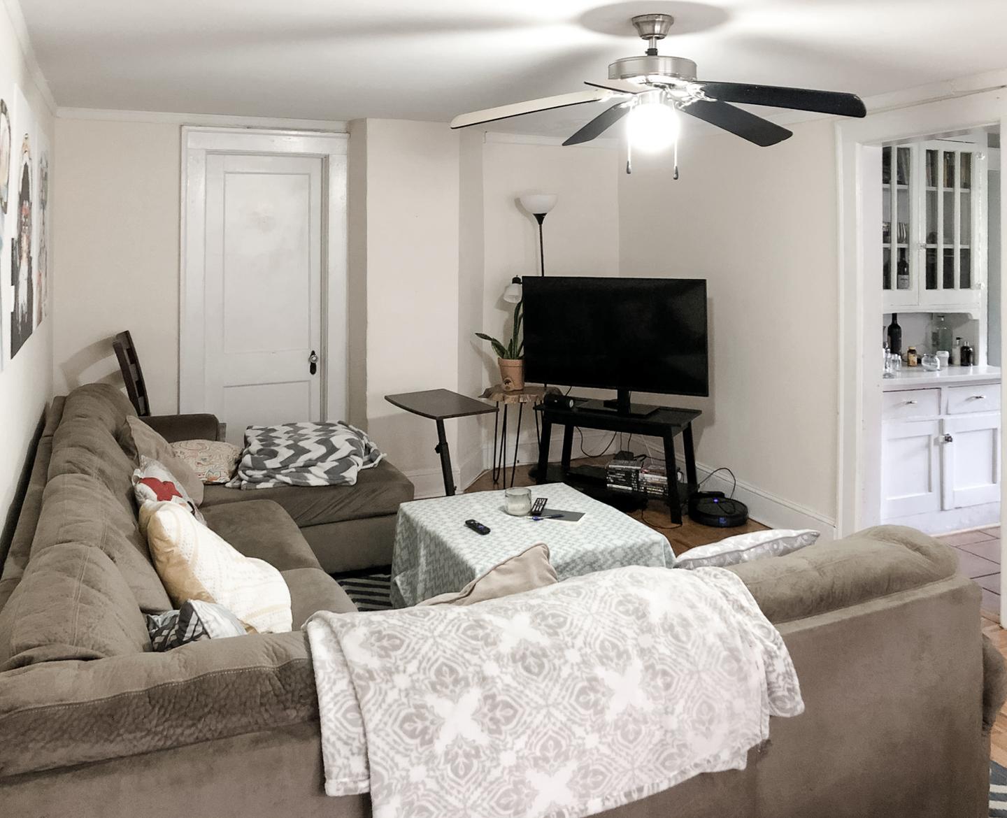 Common spaces including the kitchen