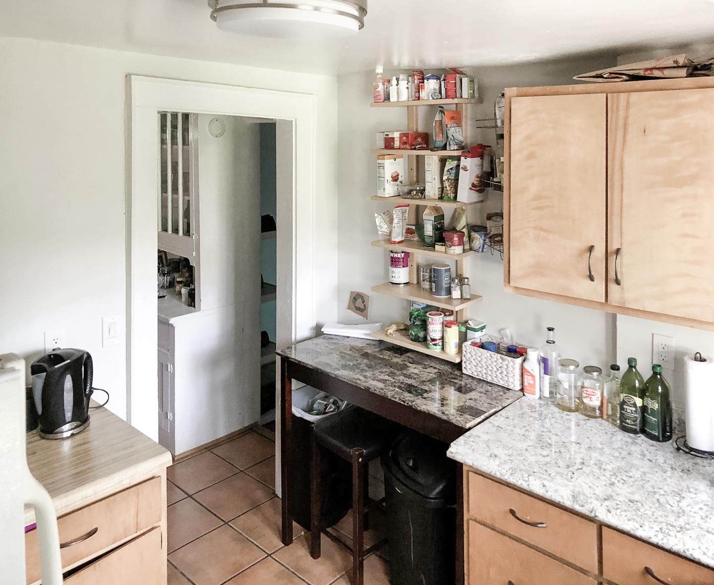 Common spaces including the kitchen
