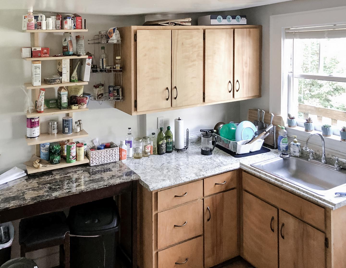 Common spaces including the kitchen