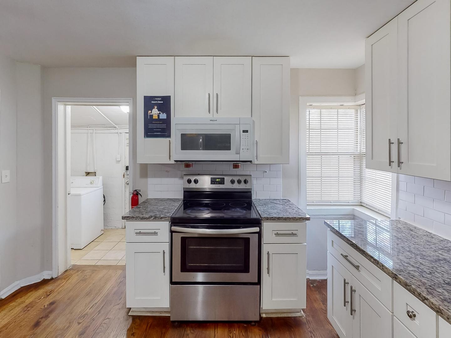Common spaces including the kitchen