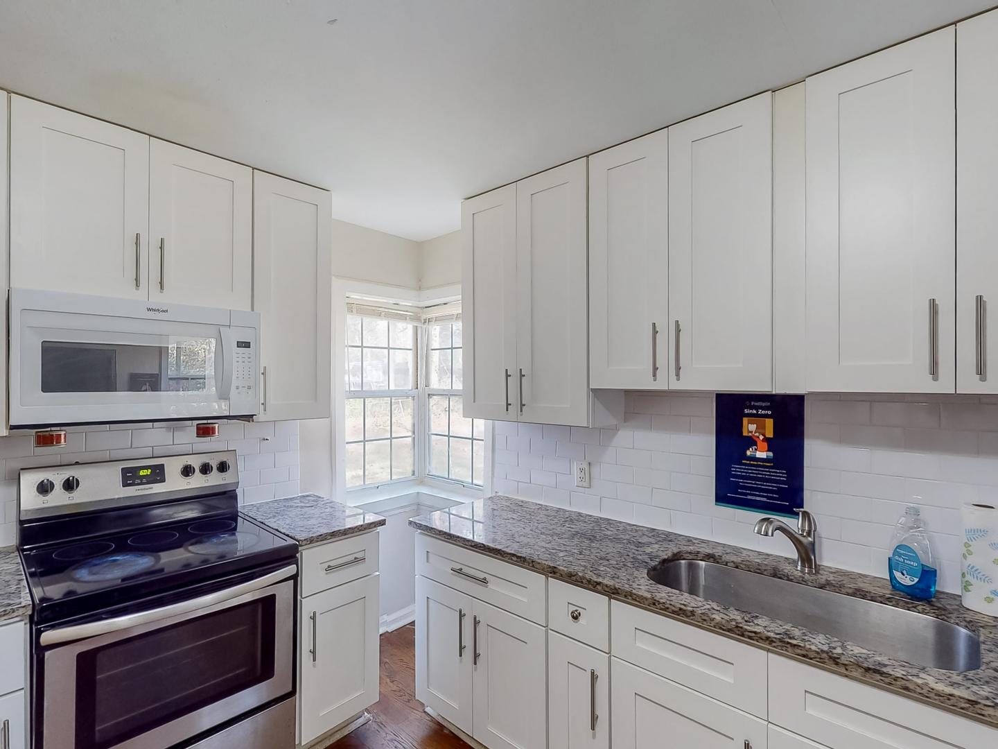 Common spaces including the kitchen