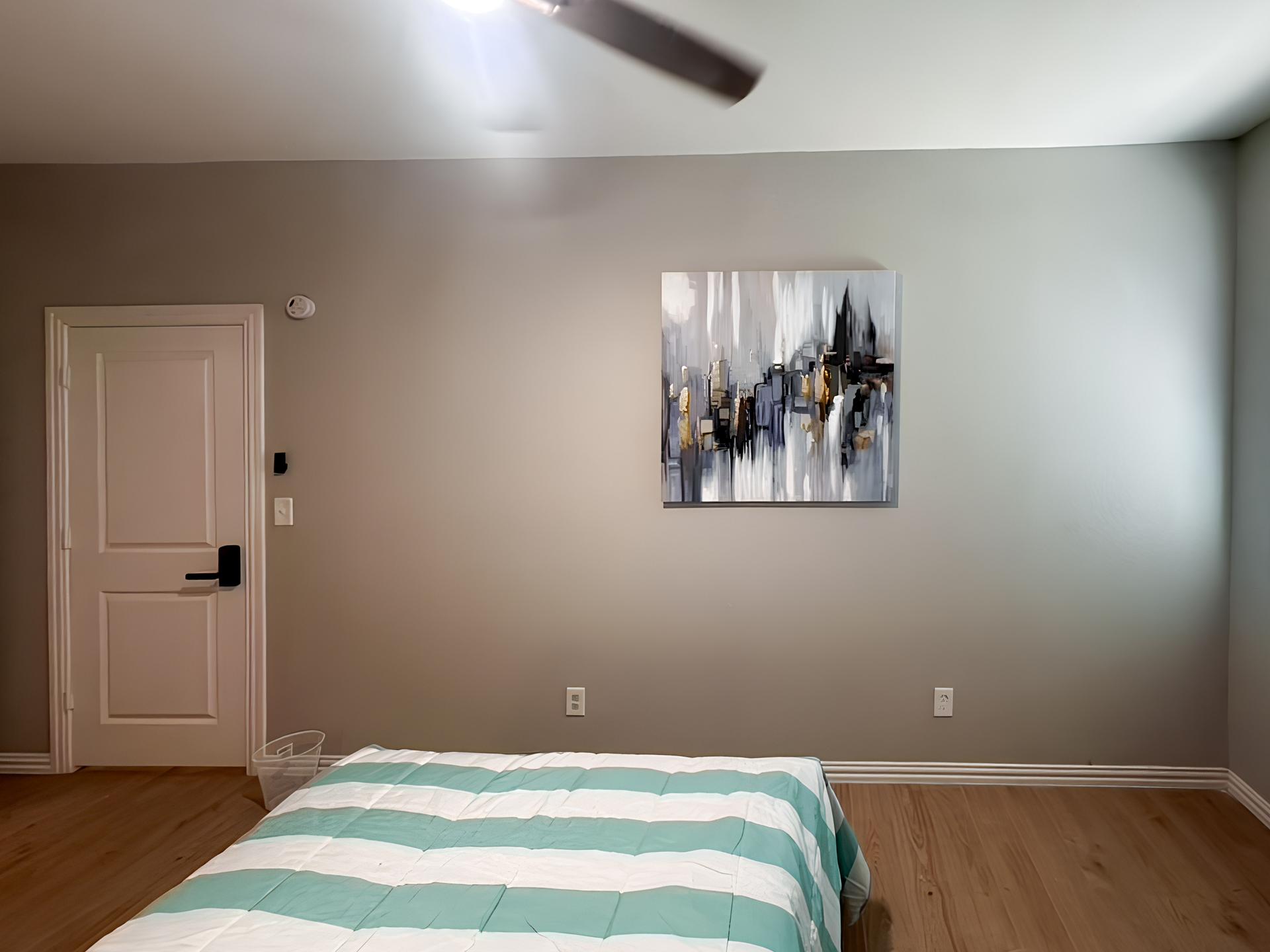 bedroom, detected:bed, window blind