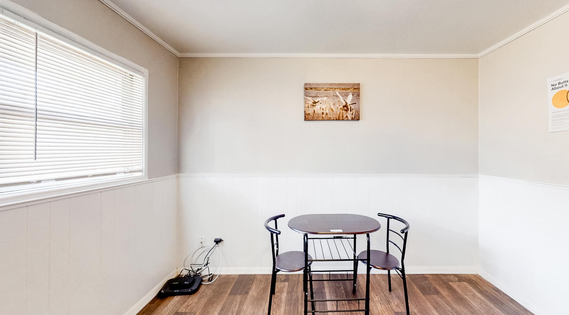 Common spaces including the kitchen