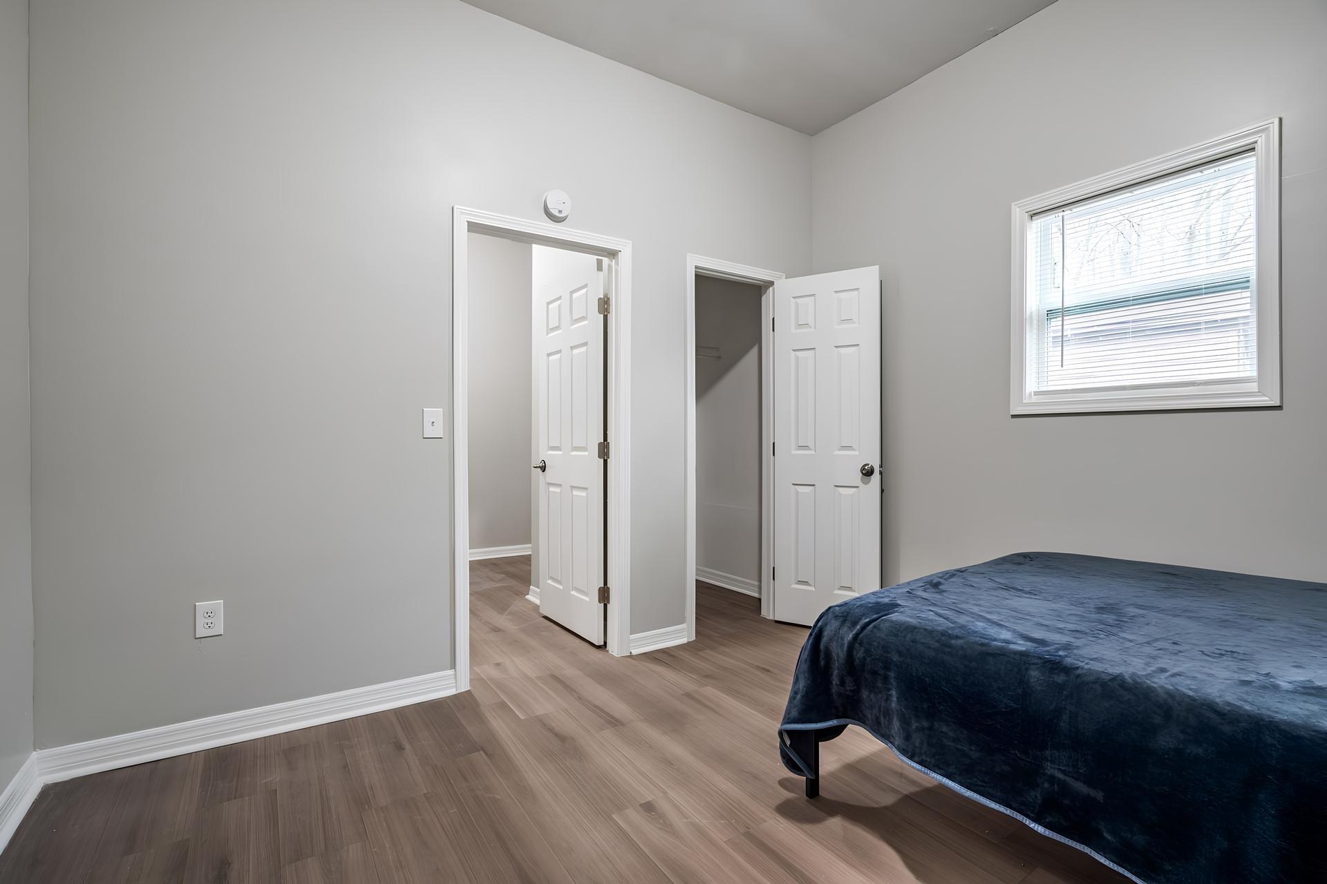 bedroom, detected:bed, window blind