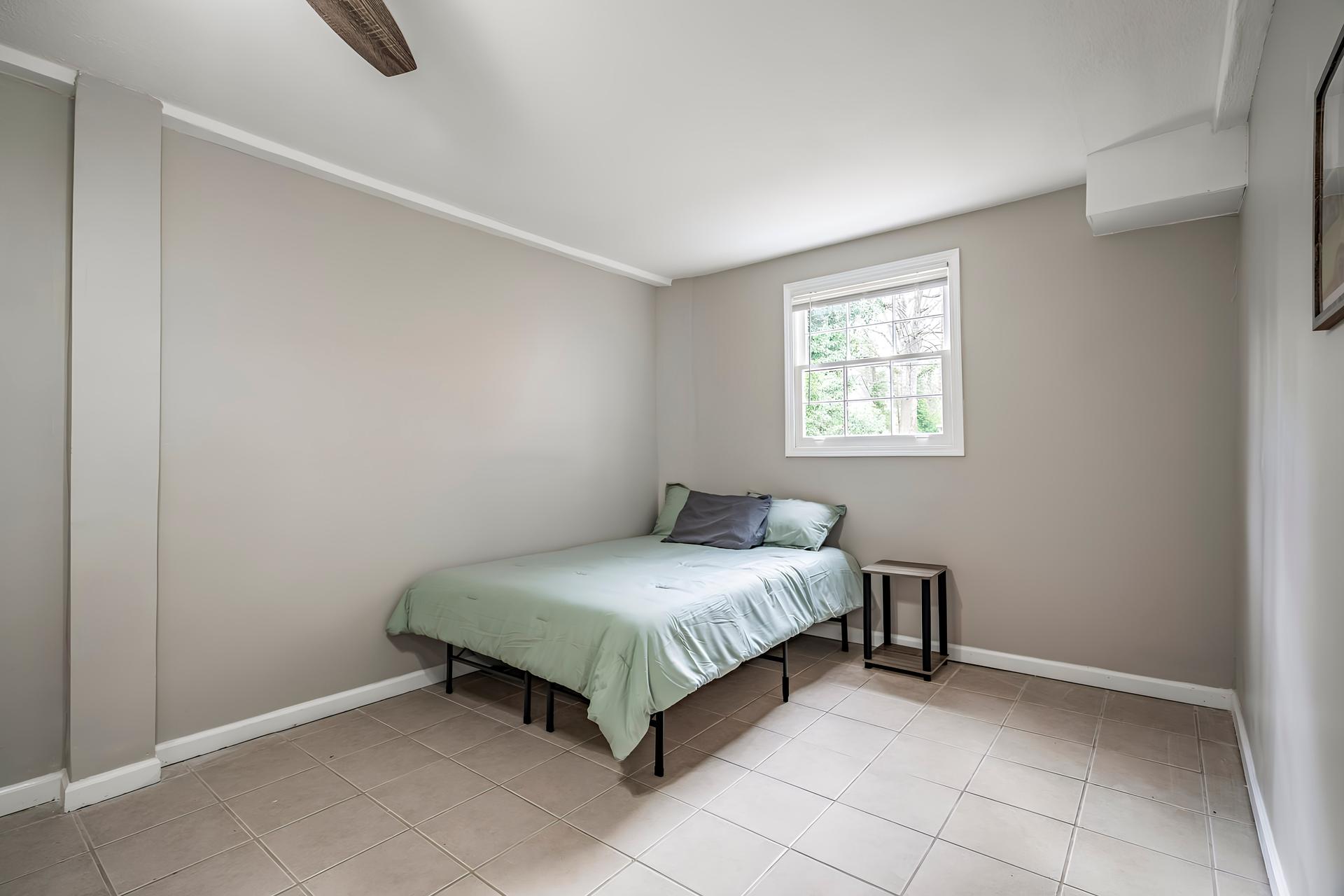 bedroom, detected:bed, ceiling fan