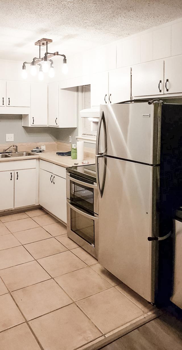 Common spaces including the kitchen