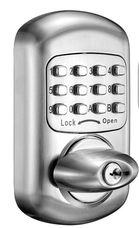 Lock your door without keeping track of a key