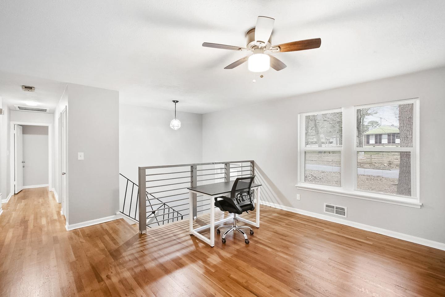 Common spaces including the kitchen