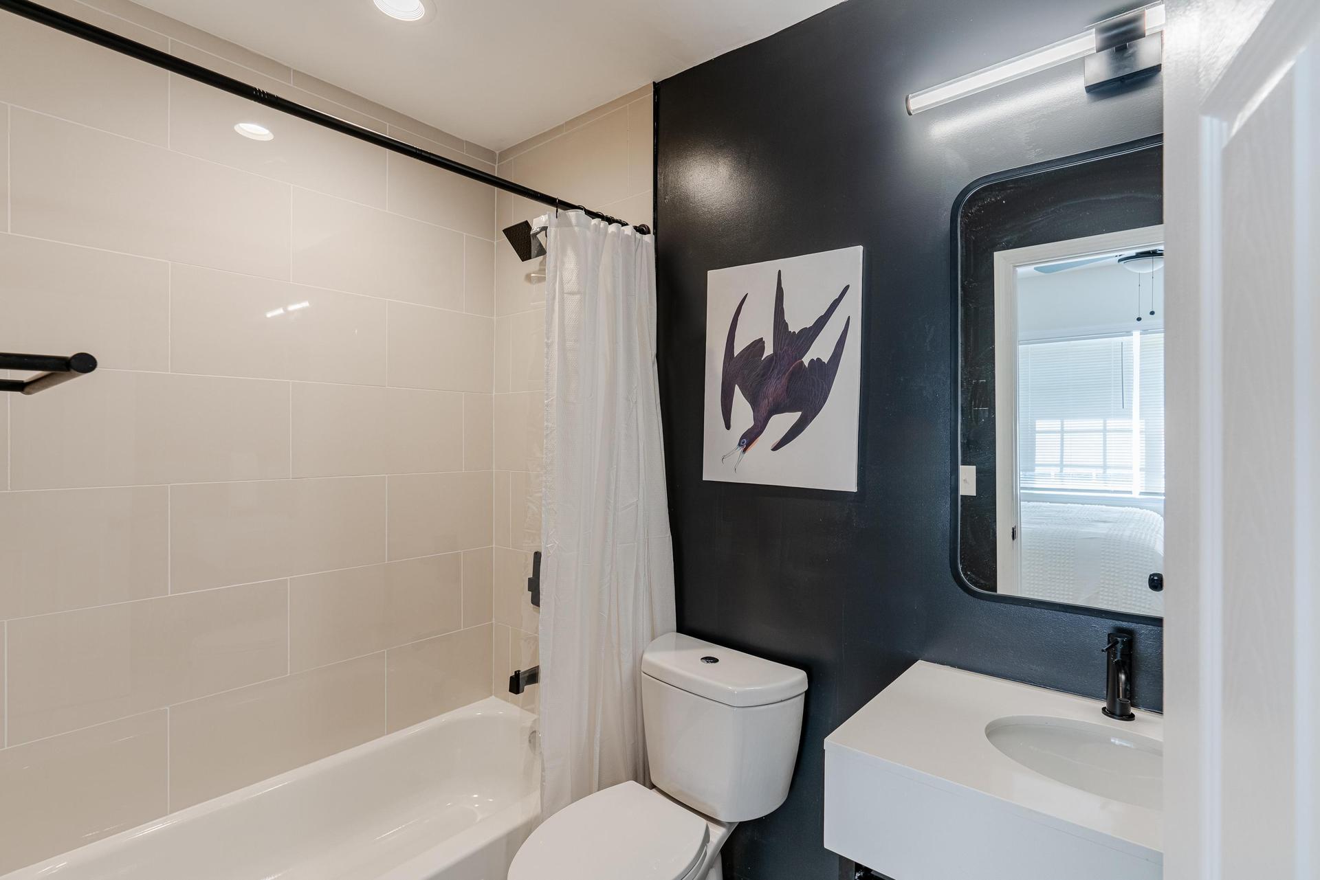 Private bathroom for Room 1