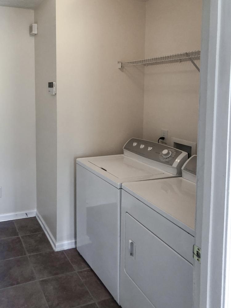 Common spaces including the kitchen