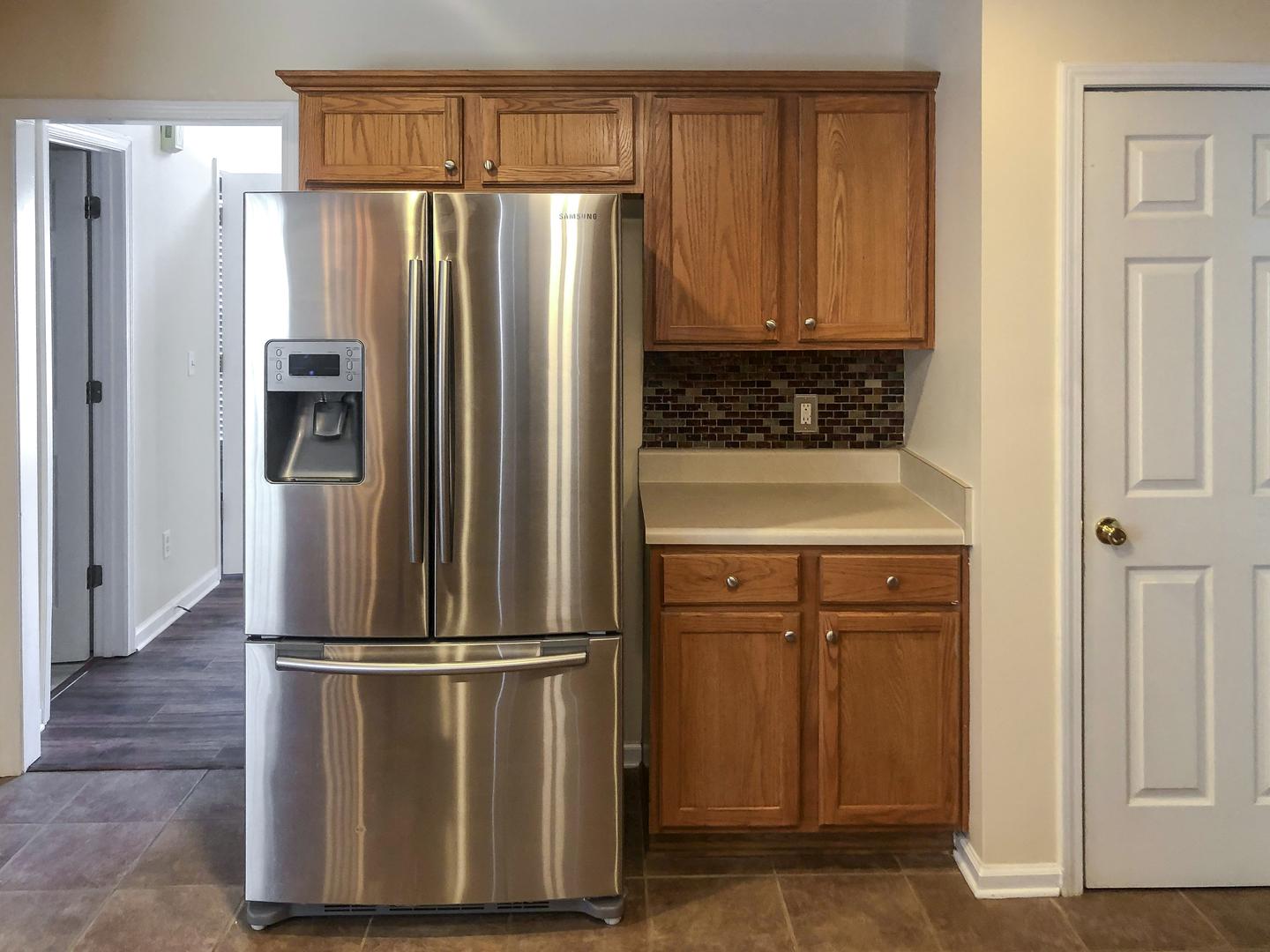 Common spaces including the kitchen