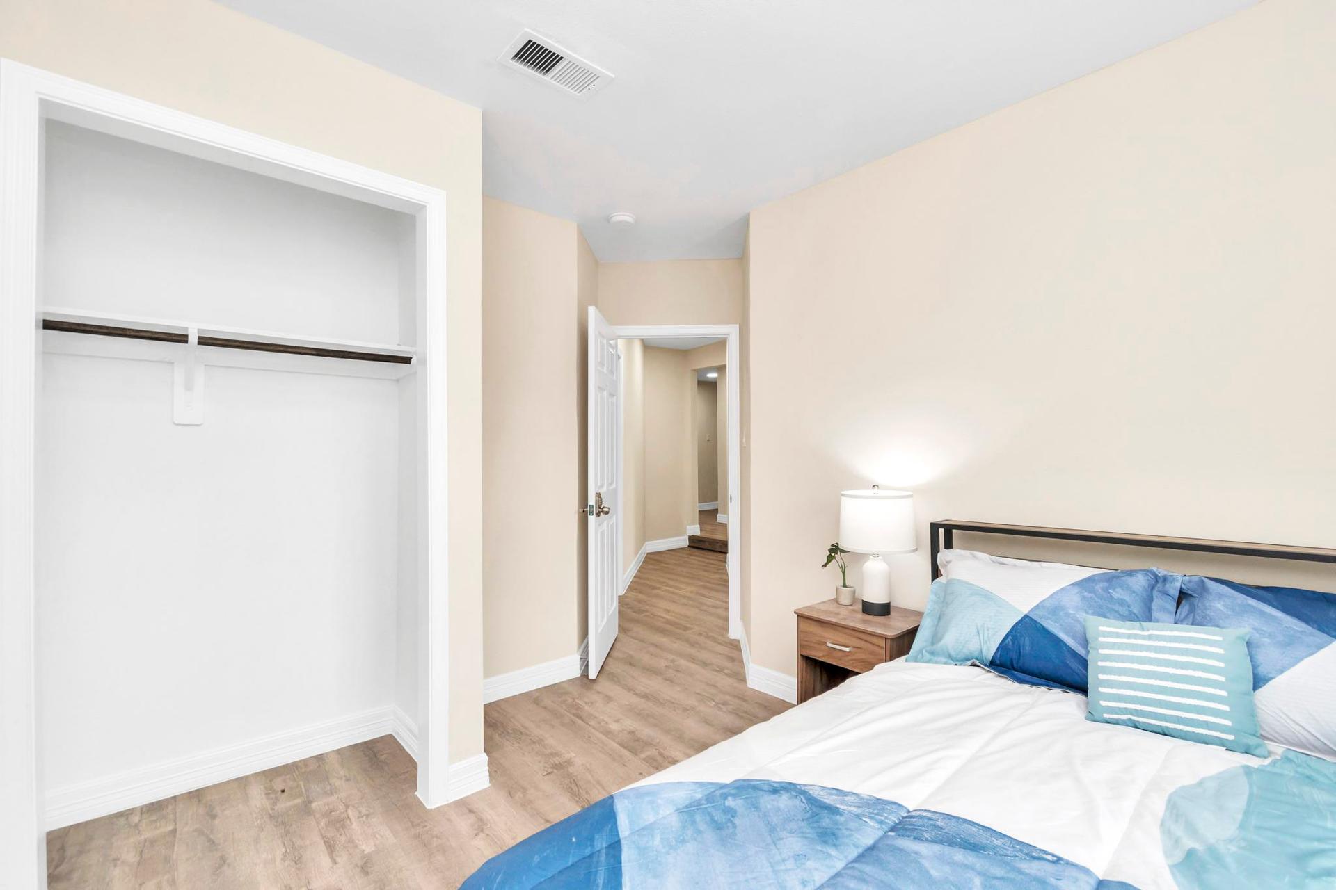 bedroom, detected:bed, ceiling fan
