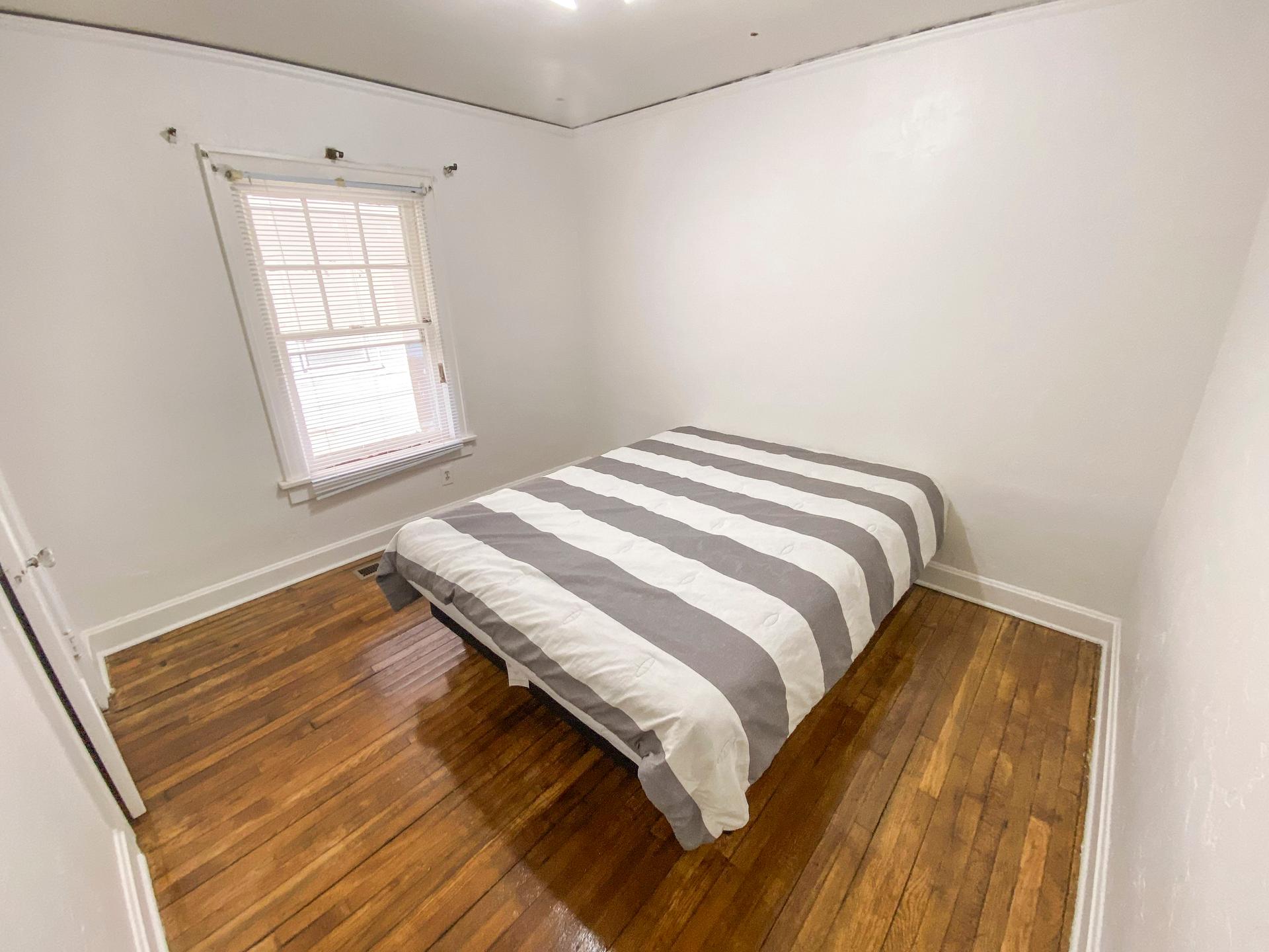 bedroom, detected:bed, window blind