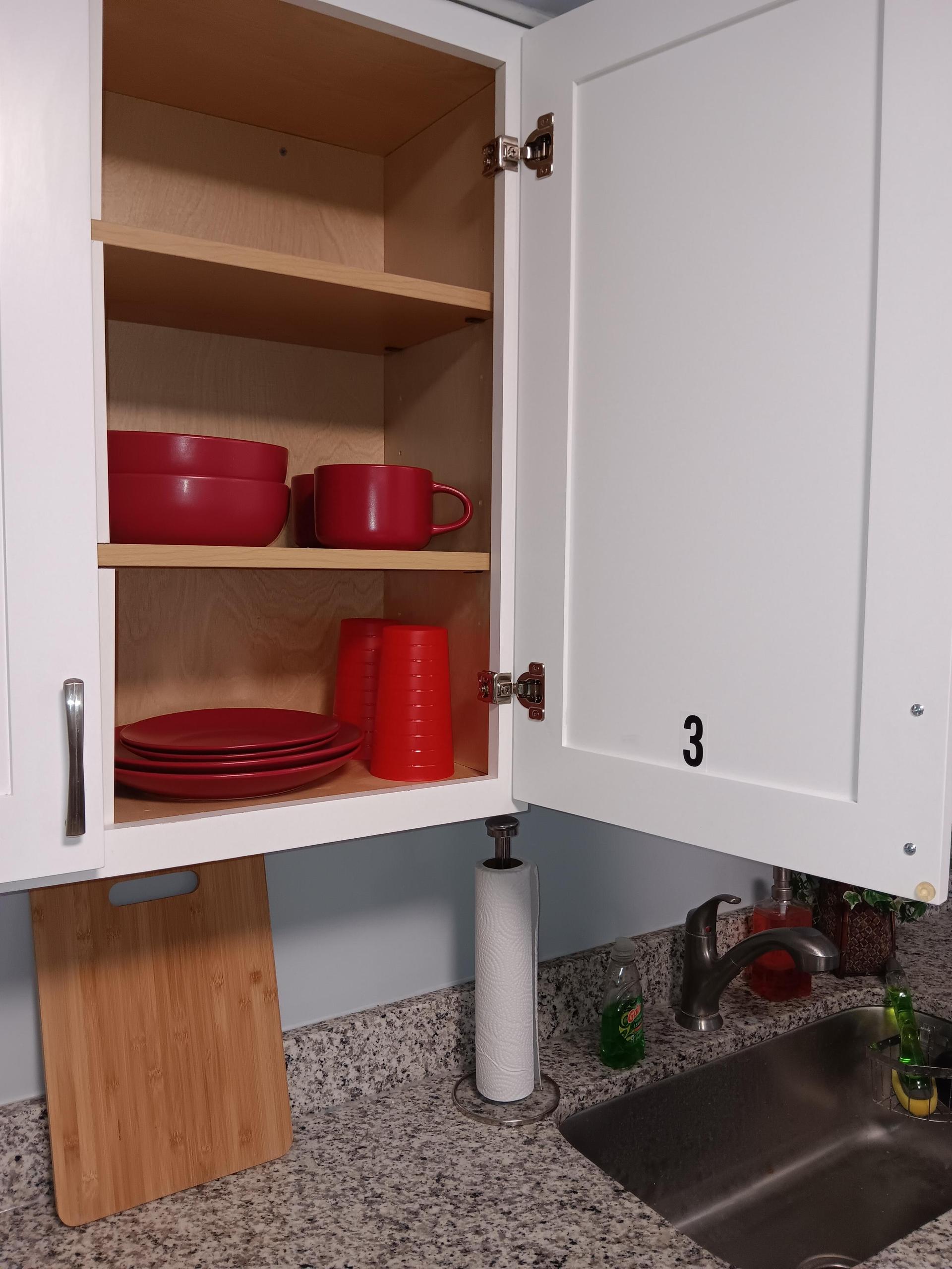 Color-coded Dishes for each Room