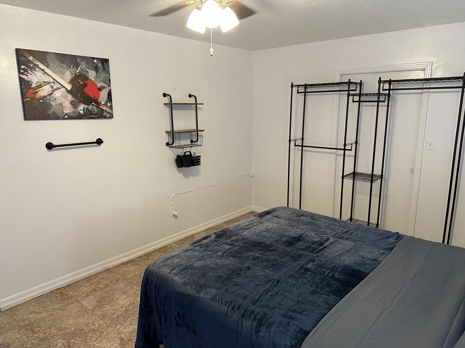 All rooms have a Towel Bar, Coat Hooks, Display Shelf, Artwork, and More!