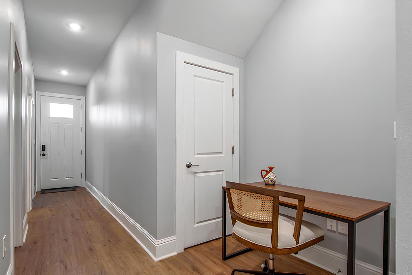 Common spaces including the kitchen