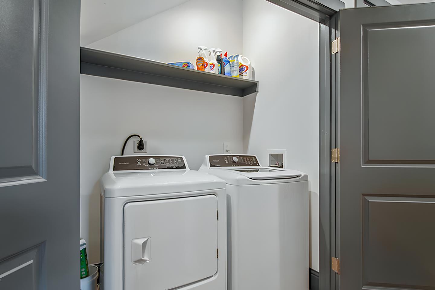 Common spaces including the kitchen