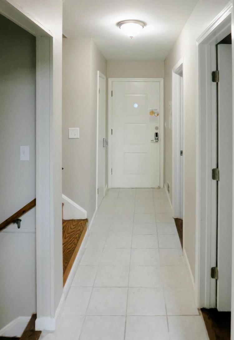 Common spaces including the kitchen