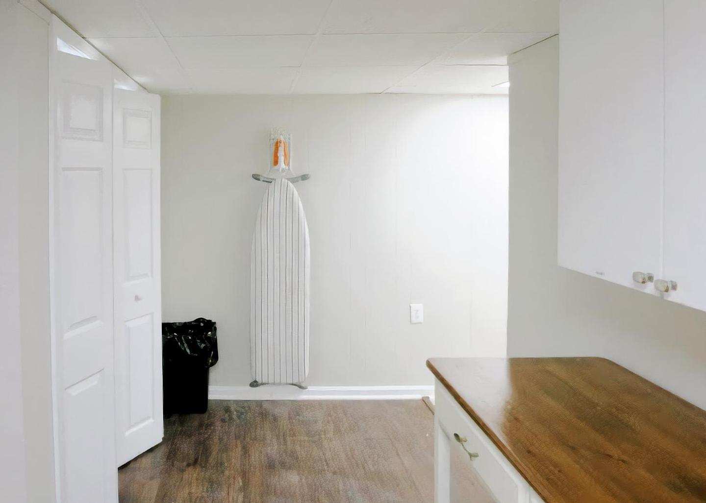 Common spaces including the kitchen