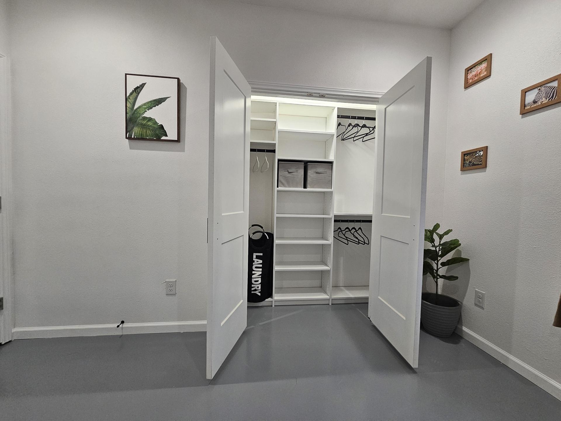 Full closet
