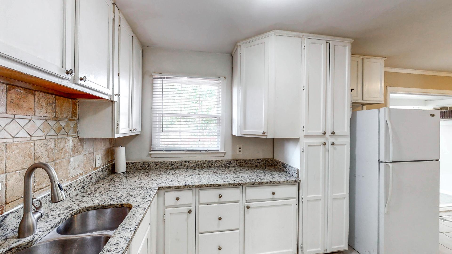 Common spaces including the kitchen